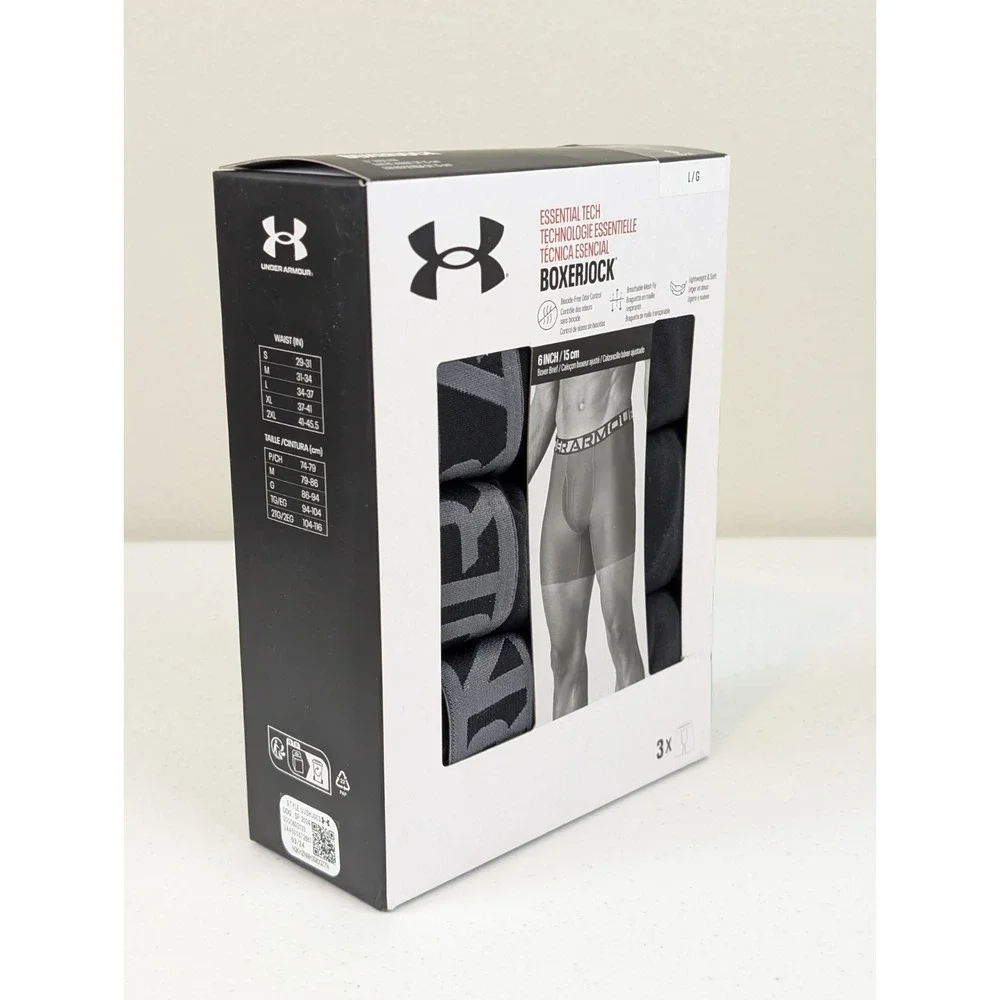 Under Armour Essential Tech Boxerjock 3 Pack 6